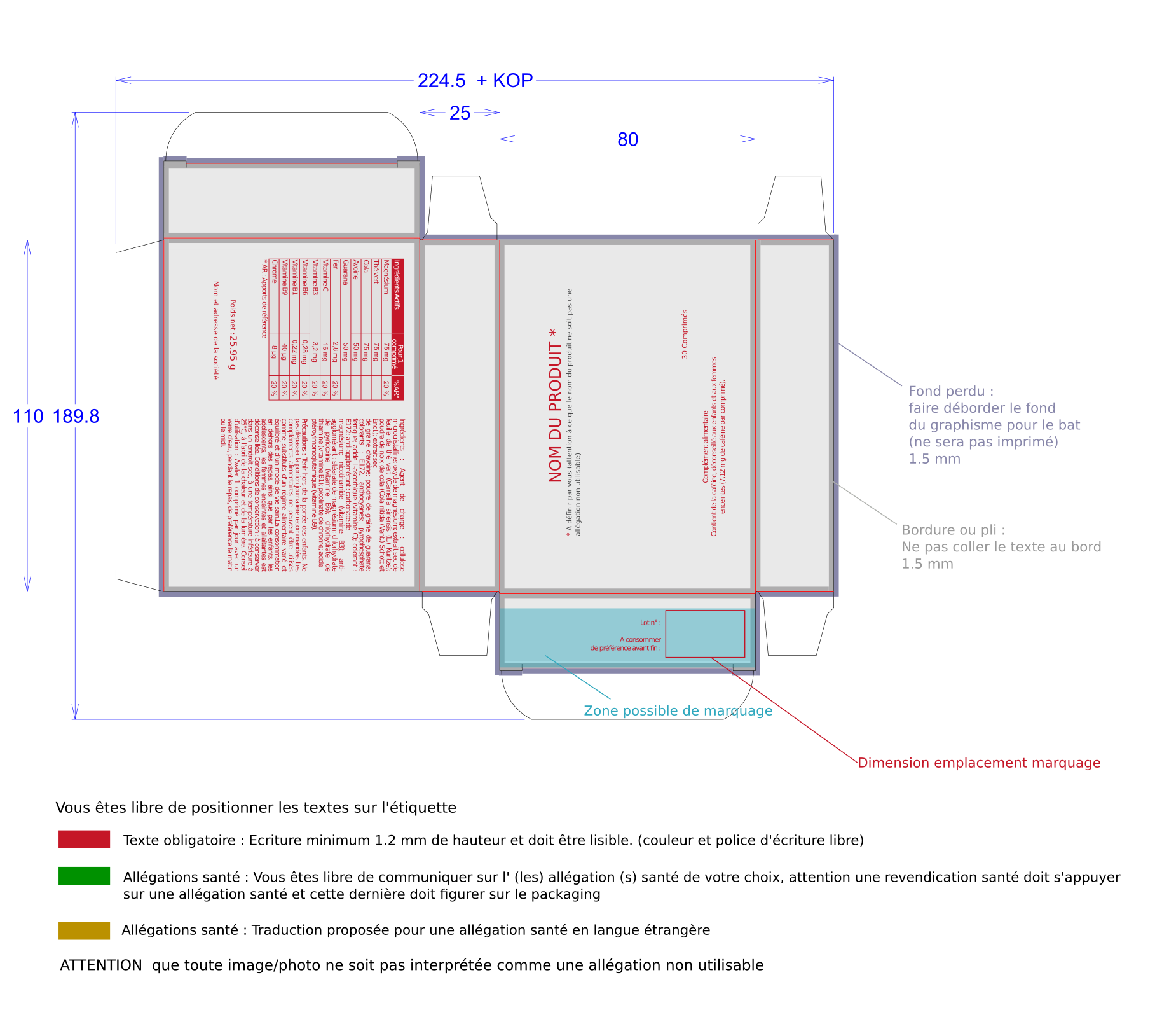 marque blanche complements alimentaires